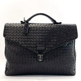 BOTTEGAVENETA Business bag 113095 V4651 1000 Intrecciato leather Black mens Used - JP-BRANDS.com