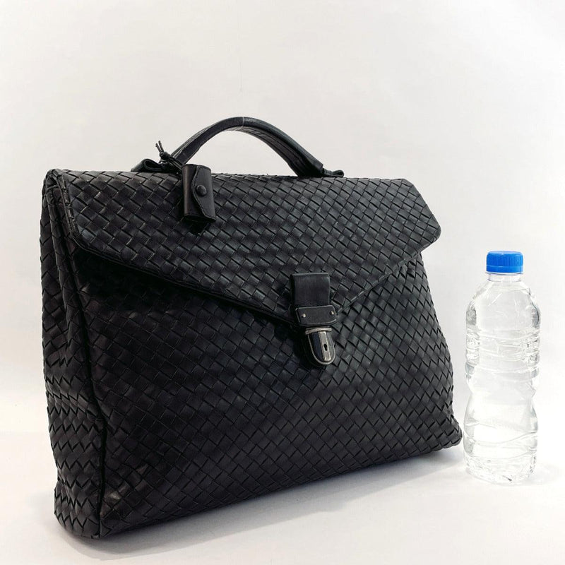 BOTTEGAVENETA Business bag 113095 V4651 1000 Intrecciato leather 