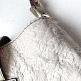 GUCCI Shoulder Bag 233608 one belt Sima leather white Women Used - JP-BRANDS.com