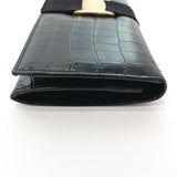 Salvatore Ferragamo purse Vara embossing leather Black Women Used