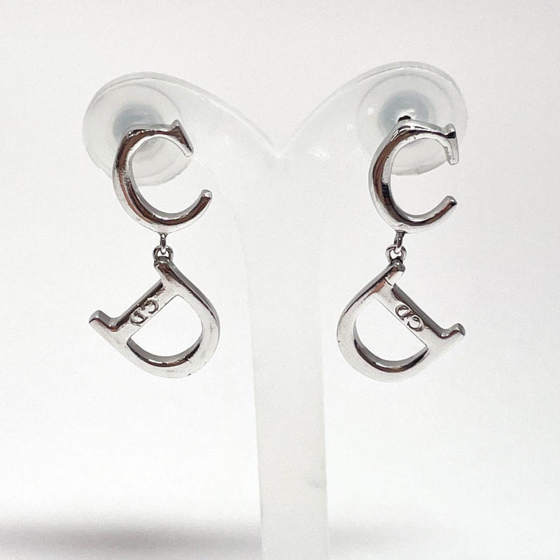 Dior earring metal Silver Women Used - JP-BRANDS.com