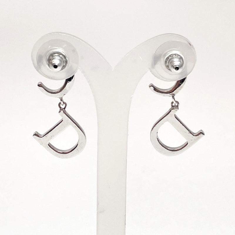 Dior earring metal Silver Women Used - JP-BRANDS.com