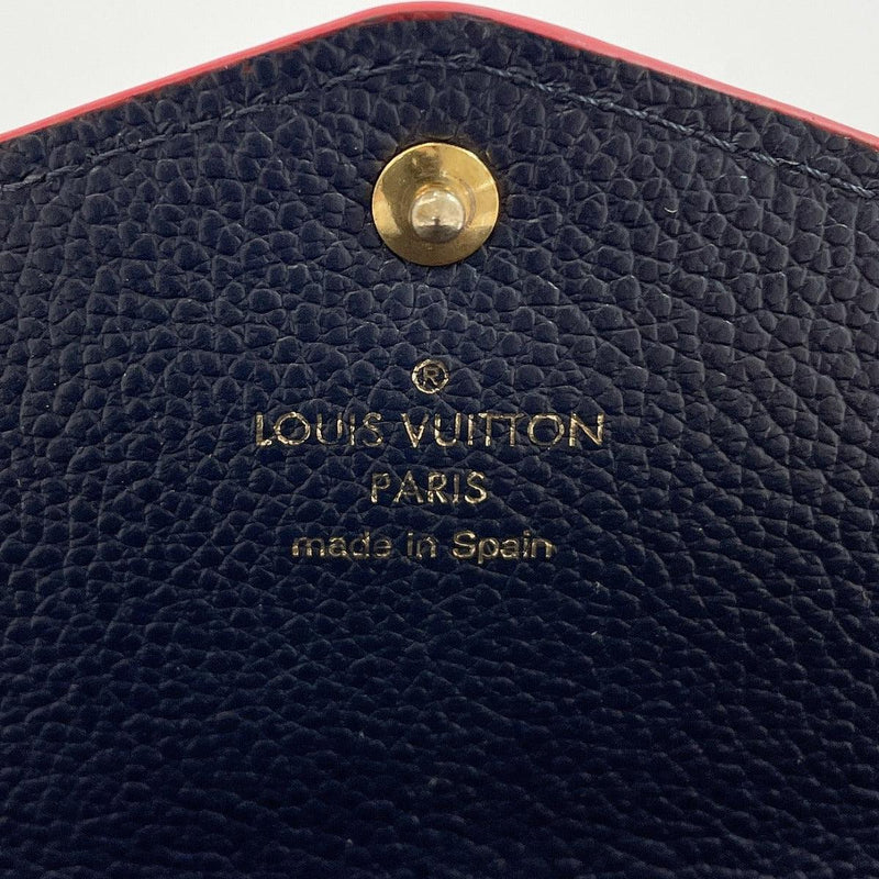 LOUIS VUITTON purse M62125 Portefeiulle Sarah Monogram unplant Navy Navy Women Used - JP-BRANDS.com