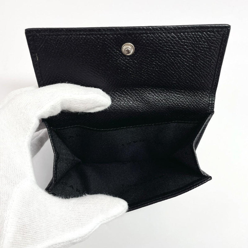 BVLGARI wallet leather Black mens Used - JP-BRANDS.com