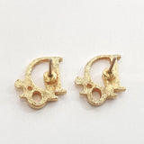 Dior earring metal gold Women Used - JP-BRANDS.com