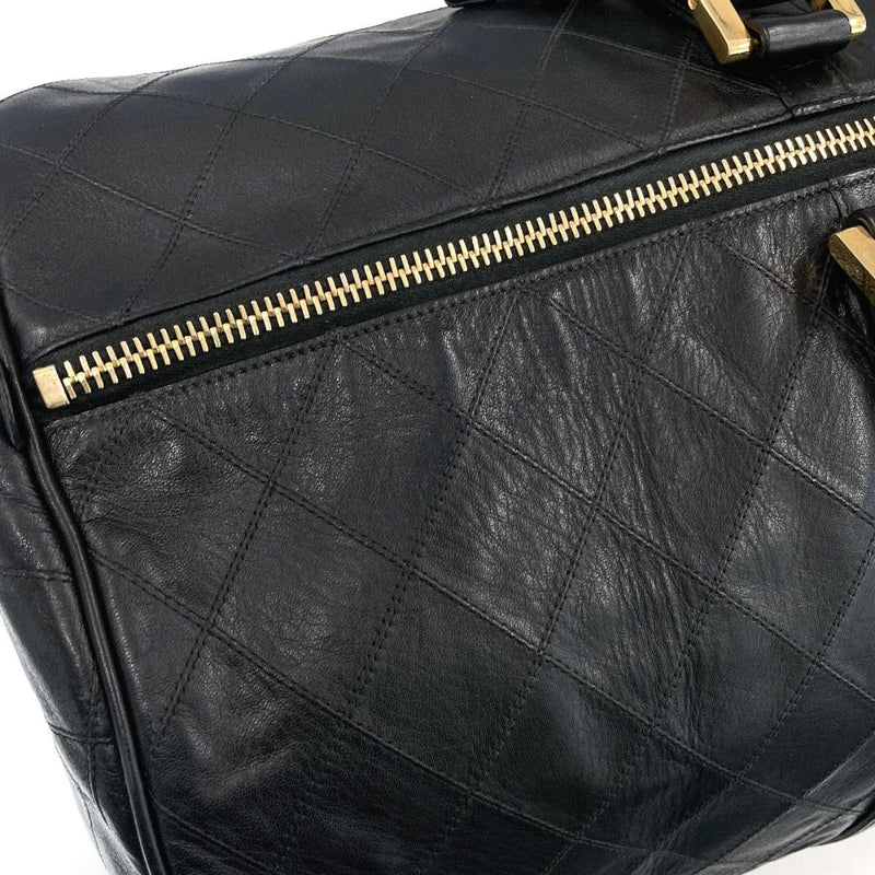 CHANEL Boston bag Pico Lore leather Black Women Used - JP-BRANDS.com
