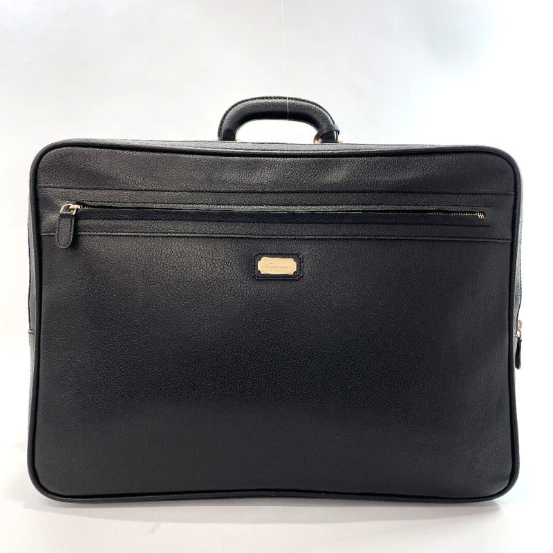 Salvatore Ferragamo Business bag 24 3706 vintage leather Black mens Used
