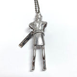 CHANEL Necklace Ball Chain Mademoiselle metal Silver 02A Women Used - JP-BRANDS.com