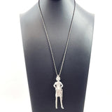 CHANEL Necklace Ball Chain Mademoiselle metal Silver 02A Women Used - JP-BRANDS.com
