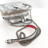 Christian Louboutin Handbag 2WAY leather Silver Women Used - JP-BRANDS.com