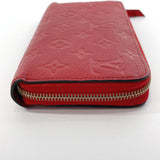 LOUIS VUITTON purse M60547 Zippy wallet Monogram unplant Red Women Used - JP-BRANDS.com