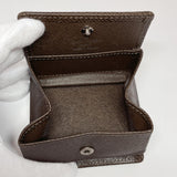LOUIS VUITTON coin purse M30388 Porto Mone Bowat Taiga Dark brown mens Used - JP-BRANDS.com