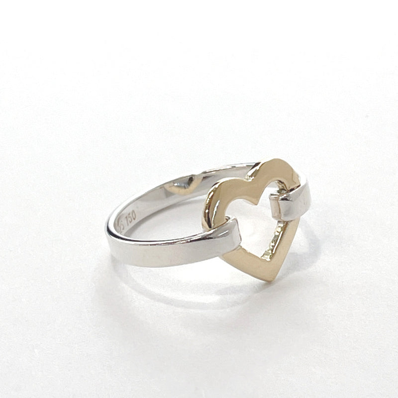 TIFFANY&Co. Ring heart Silver925/K18 yellow gold #6(JP Size) Silver Women Used