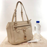 Salvatore Ferragamo Handbag EE 21 D112 Gancini leather white Women Used
