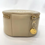 CHANEL Other accessories COCO Mark jewelry case leather beige Women Used - JP-BRANDS.com