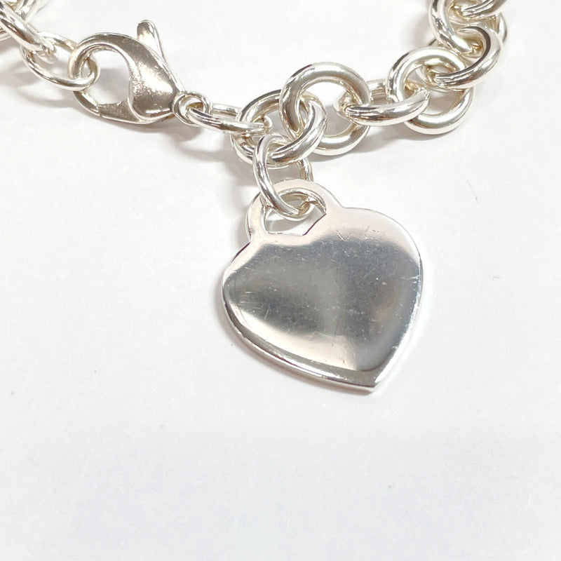 TIFFANY&Co. bracelet Return to TIFFANY & Co. Heart plate type Silver925 Silver Women Used