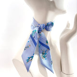 HERMES scarf Twilly silk blue Women Used - JP-BRANDS.com