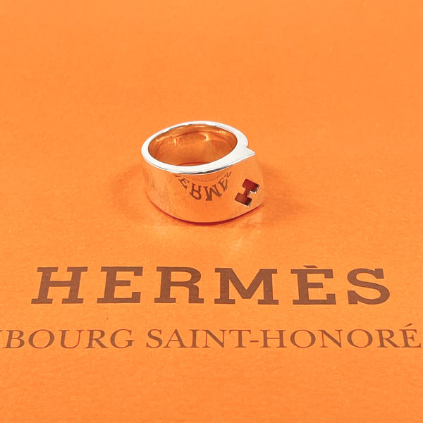 HERMES Ring candy Silver925 #8(JP Size) Silver Silver unisex Used