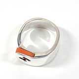 HERMES Ring candy Silver925 #8(JP Size) Silver Silver unisex Used