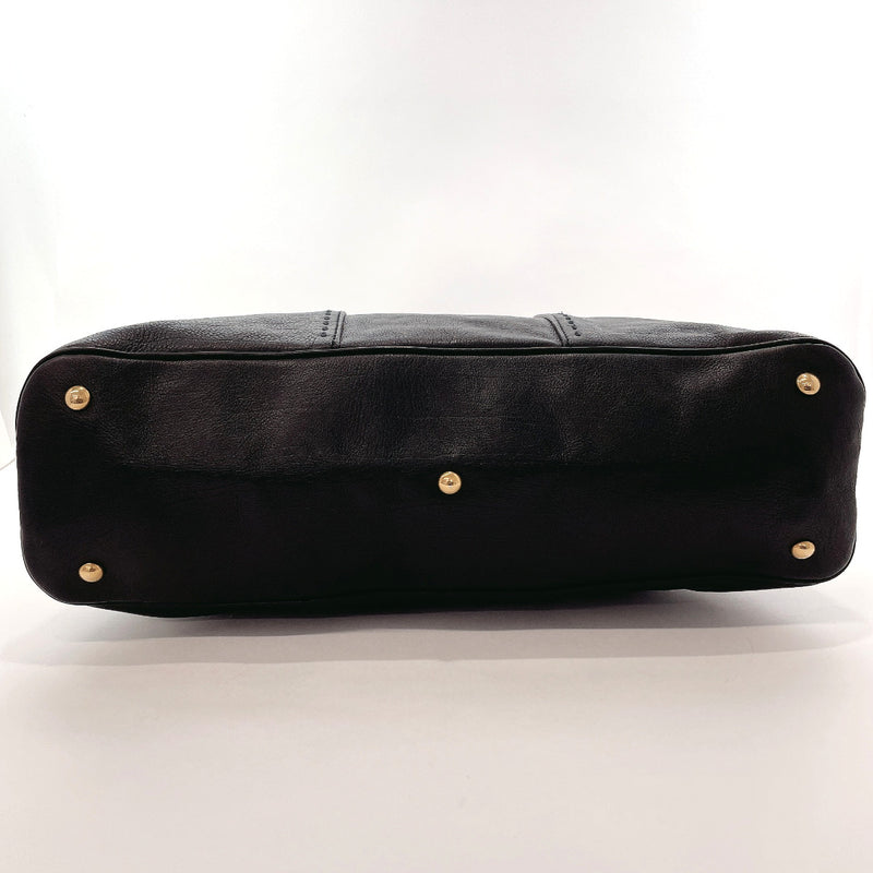YVES SAINT LAURENT Handbag 156464 Muse toe leather Black Women Used