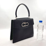 Salvatore Ferragamo Handbag EO-214829 Handbag Gancini leather Black Women Used