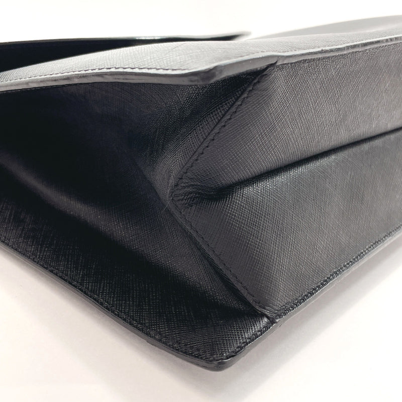 Salvatore Ferragamo Handbag EO-214829 Handbag Gancini leather Black Women Used