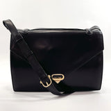 CELINE Shoulder Bag leather Black Women Used - JP-BRANDS.com