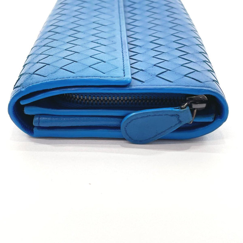 BOTTEGAVENETA purse Intrecciato leather blue mens Used - JP-BRANDS.com
