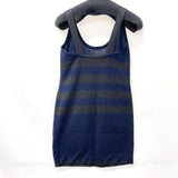 CHANEL camisole cotton Navy Navy Women Used - JP-BRANDS.com