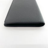 LOUIS VUITTON purse M30541 Portefeiulle Ron Bill Compartment Taiga Black Black mens Used - JP-BRANDS.com