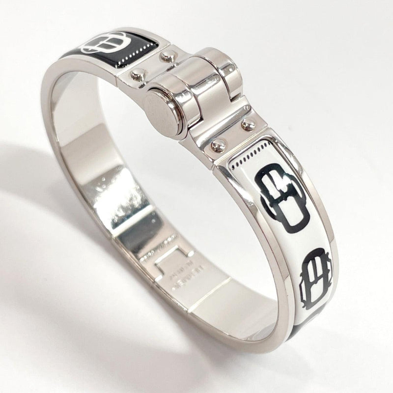HERMES bracelet Charniere metal Silver Women Used - JP-BRANDS.com