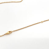 HERMES Necklace H078852CC Oakley Necklace PM metal/leather gold gold Women New - JP-BRANDS.com