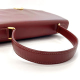 CARTIER Handbag L014843 Must Line leather Bordeaux Women Used - JP-BRANDS.com