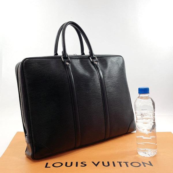 LOUIS VUITTON Business bag M59162 Porte Documan Voyagej Epi Leather Black mens Used - JP-BRANDS.com
