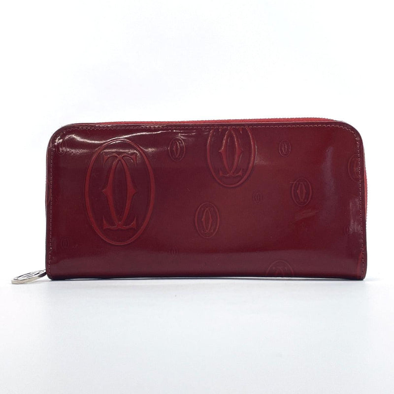 CARTIER purse L3001283 happy Birthday Patent leather Bordeaux Women Used - JP-BRANDS.com