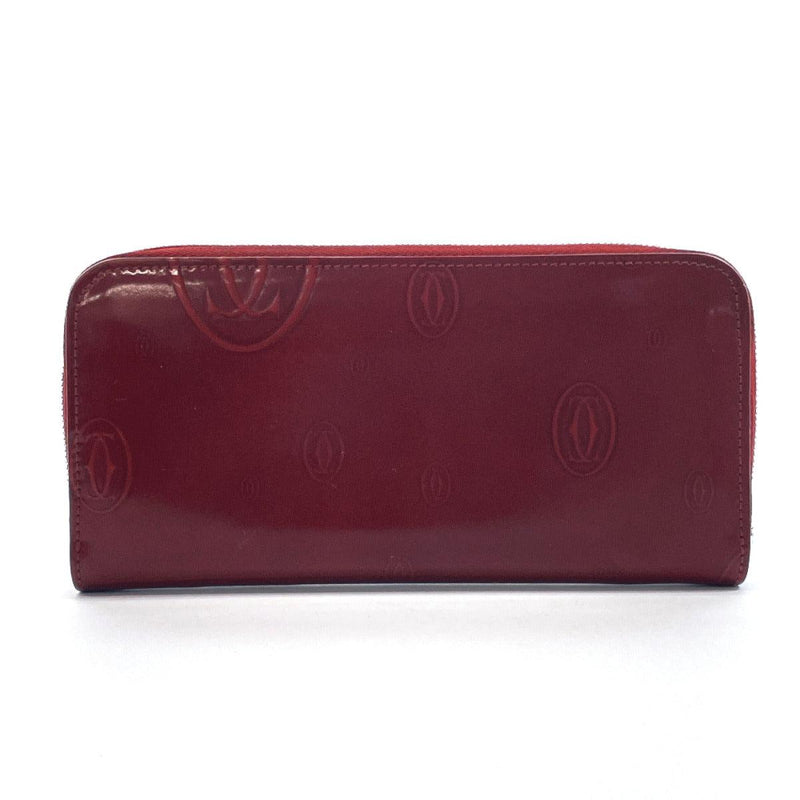 CARTIER purse L3001283 happy Birthday Patent leather Bordeaux Women Used - JP-BRANDS.com