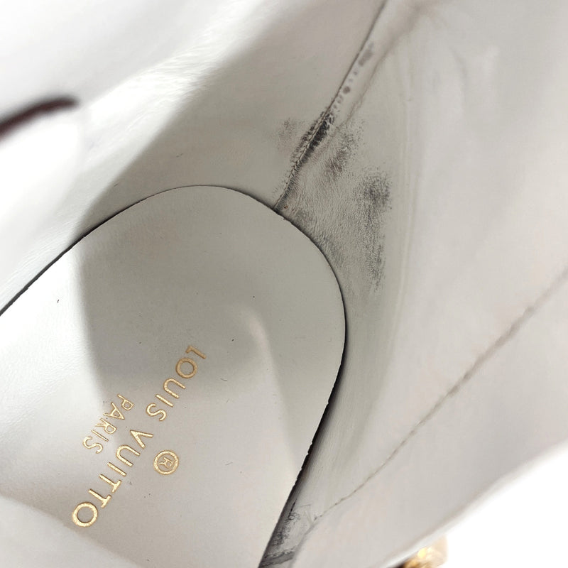 Louis Vuitton Vintage Black/Silver Patent Leather Low Top Sneakers