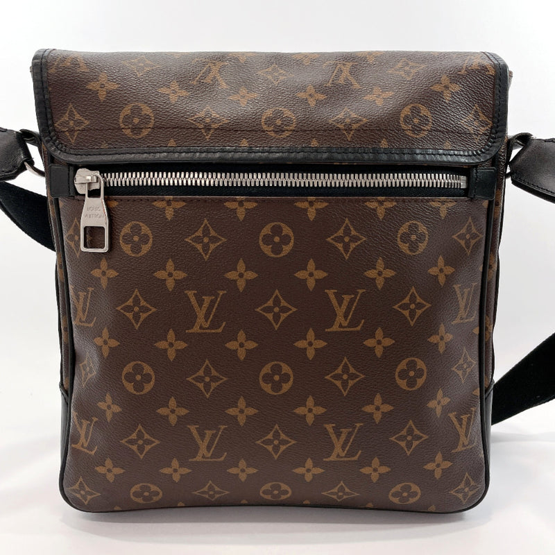 Louis Vuitton Brown Leather Monogram Crossbody Bag