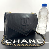 CHANEL Shoulder Bag vintage leather Black Women Used - JP-BRANDS.com