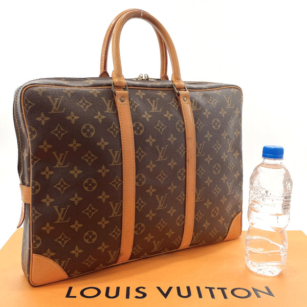 LOUIS VUITTON Business bag M40226 Porte Documan Voyagej Monogram canvas Brown mens Used