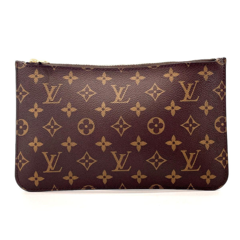 LOUIS VUITTON Pouch M40995 Neverfull pouch Monogram canvas Brown unisex Used