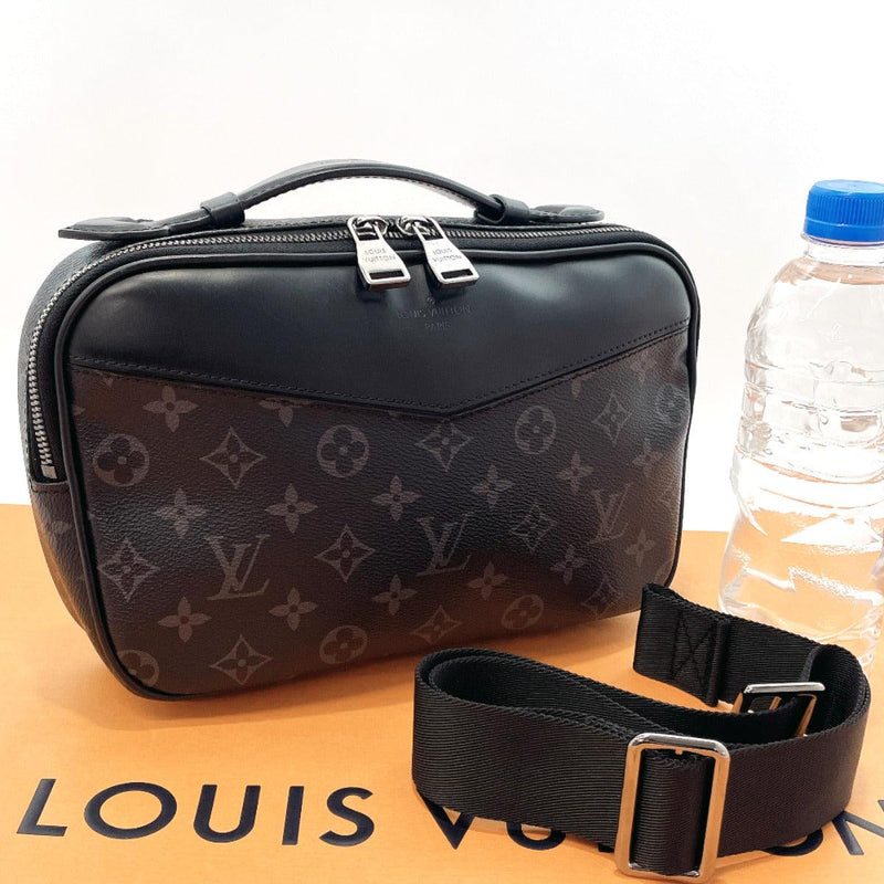 LOUIS VUITTON Bum Bag Monogram Eclipse M42906 Handbag Shoulder Body Black  Women Men