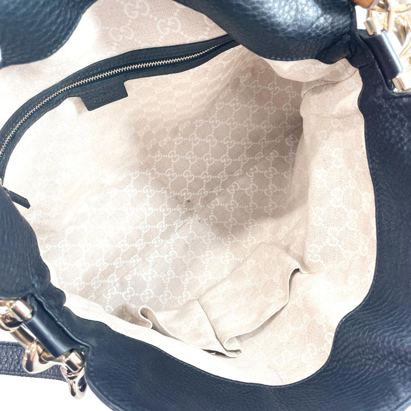 GUCCI PEBBLED BAMBOO SHOPPER BOSTON BAG (CUSTOM): RETAIL PRICE $2,100 —  VALEMION