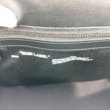 OFF-WHITE Shoulder Bag OWNF9-1062 Crystal Flap Bag leather Black Women New