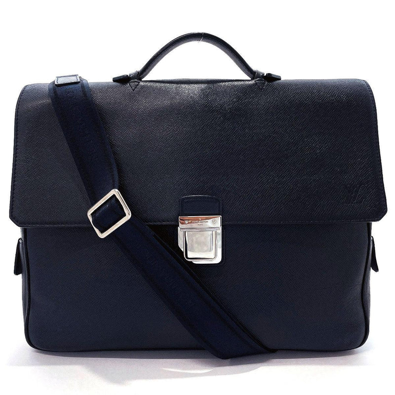 Louis Vuitton Dark Blue Taiga Leather Vassili GM Bag Louis Vuitton