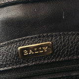 BALLY Shoulder Bag leather Black Black Women Used - JP-BRANDS.com