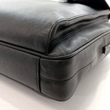 PRADA Briefcase leather Black mens Used