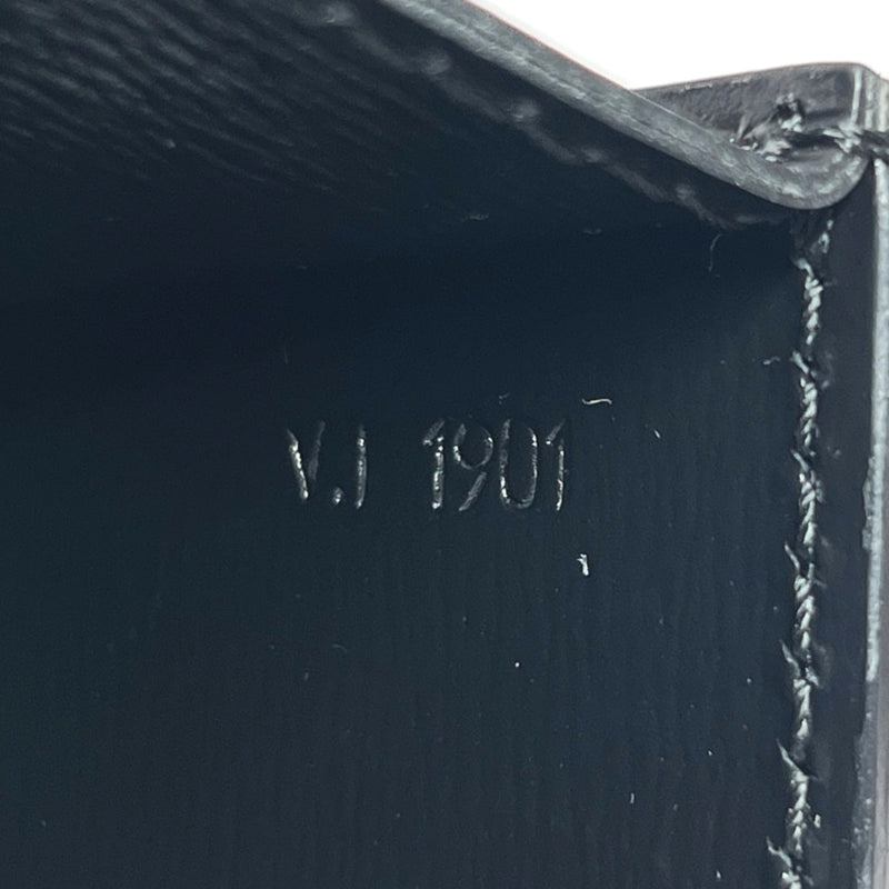 LOUIS VUITTON Shoulder Bag M52557 Hublot Epi Leather Black Black