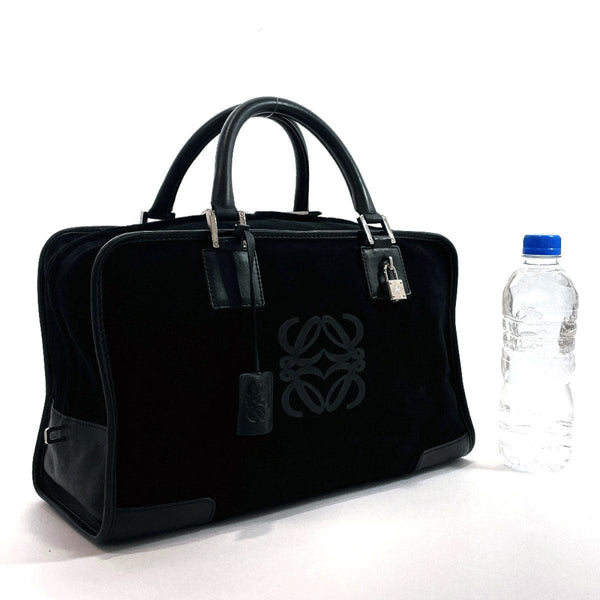 LOEWE Handbag Amazona 36 Suede/leather Black Women Used - JP-BRANDS.com