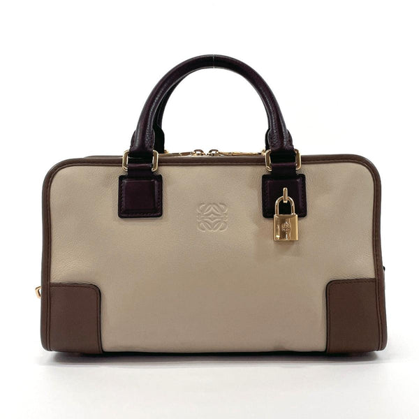 LOEWE Handbag 352.45.A03 Amazona 28 leather beige beige Women Used - JP-BRANDS.com